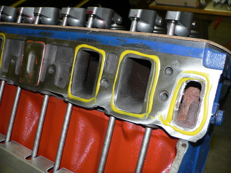 Gorilla snot around the intake and water ports