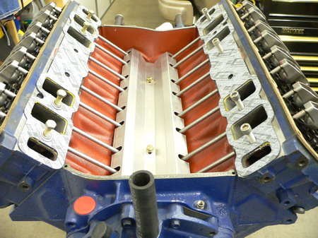 Gaskets in place