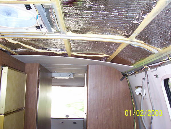 Insulation is in.