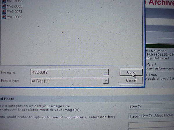 uploading photos