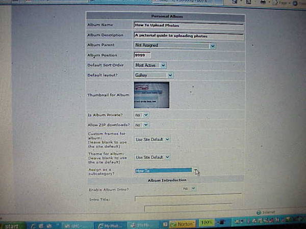 Getting your album in the correct catagory