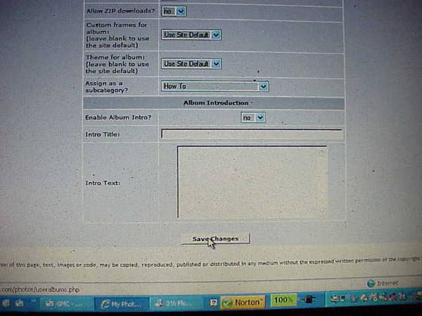 Getting your album in the correct catagory