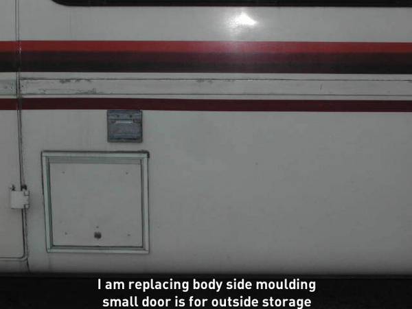 Outside storage door