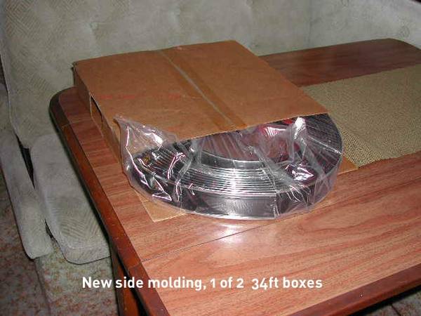 New body side moulding-two 34ft rolls