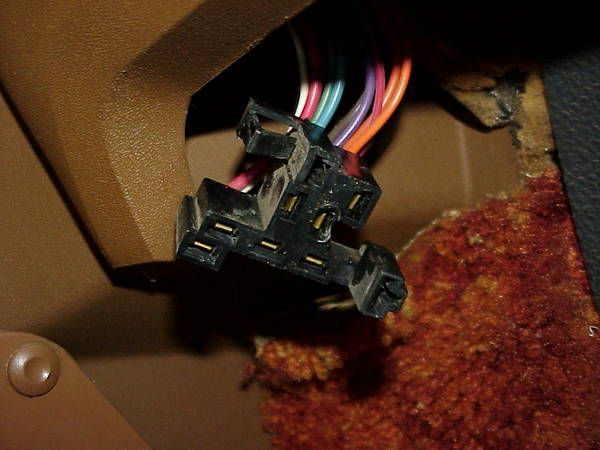 remove the electrical block from the old switch