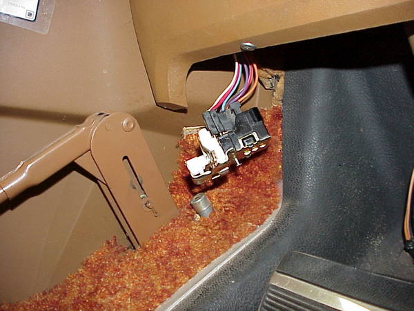 The switch will now drop down