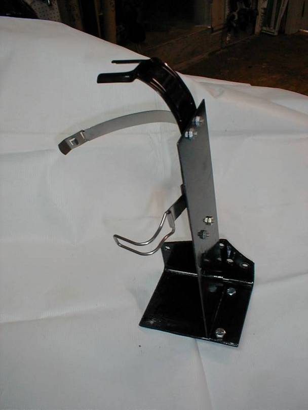 Here are the two brakets assembled with the fire extinguisher mount.