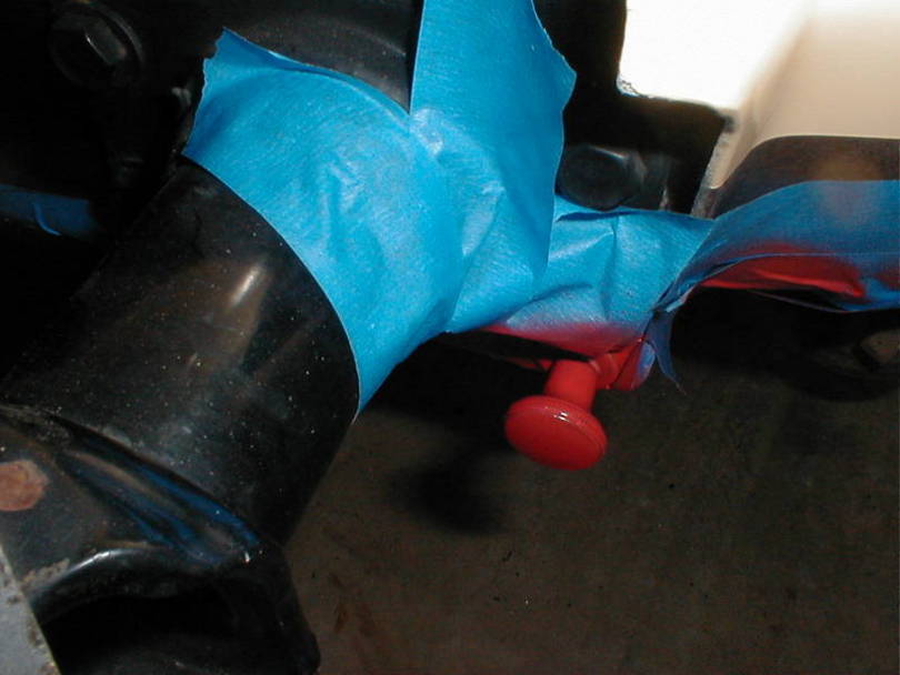 Don't forget to paint the remote control knob red before you install it!