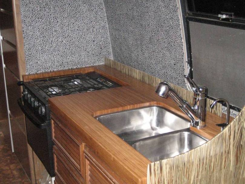 counter in, with under-mounted OEM sink