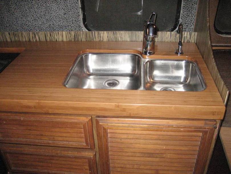 under-mounted sink