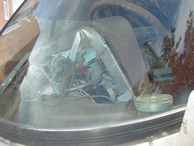 Closer view of aluminum frame