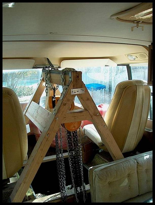 Engine removal gantry