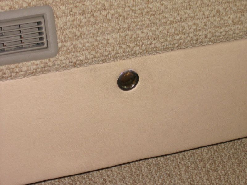 Compartment door latched.