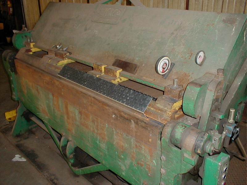 Old motorized brake may look shabby but it works great.