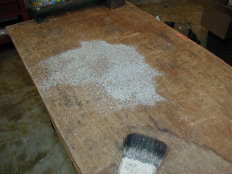 Made lots of little pieces out of that aluminum.