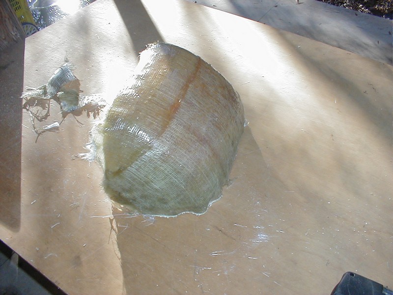New fiberglass instrument cowling.