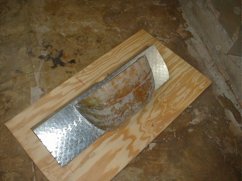 Top front view of cowling before finish sanding &amp; smoothing.