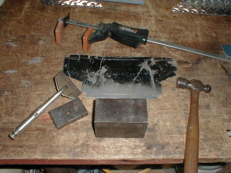 Some of the tools to make a duct