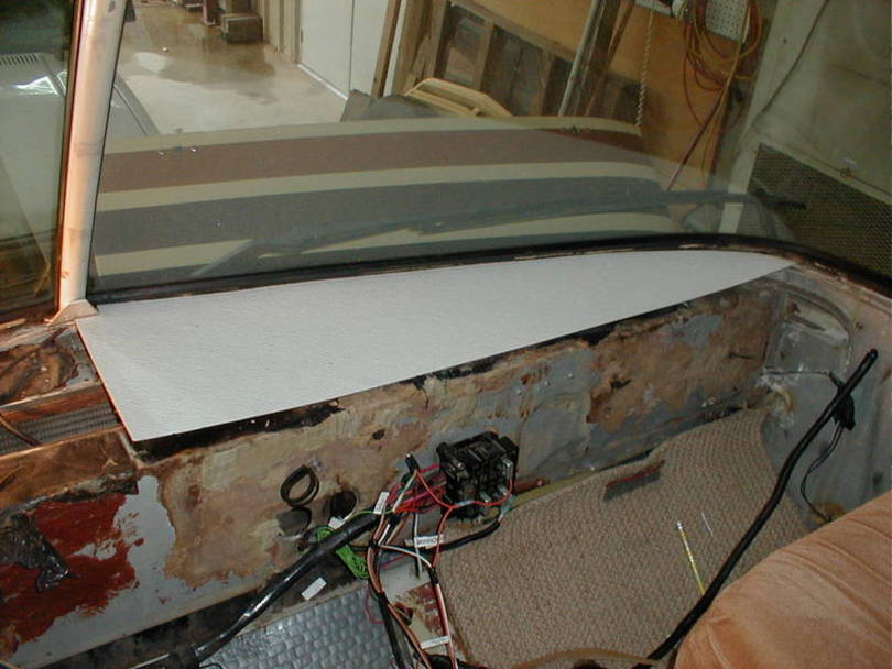 FRP is better than cardboard for making templates.