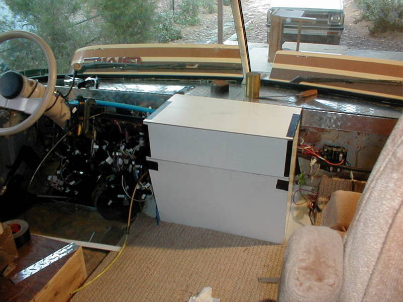 With the front taped on, it's a pretty steady prototype.