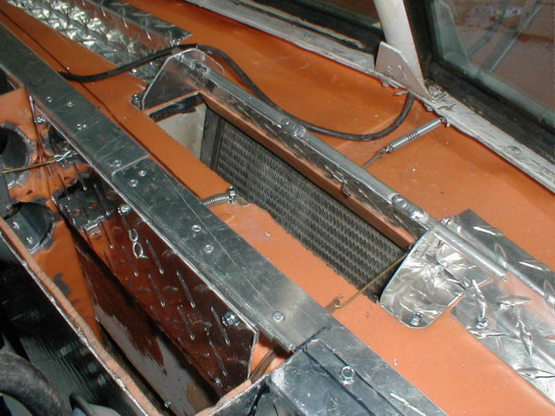 Hopefully my new aluminum door will be better than the old plastic one.