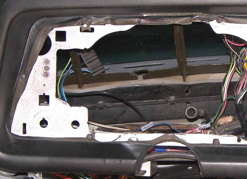 Had to move the speedo cable.