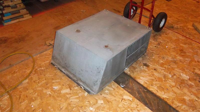 removed roof AC