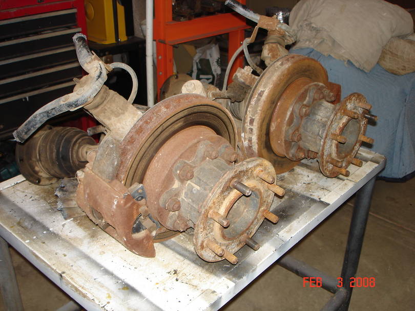Front units cut off of K3500 truck