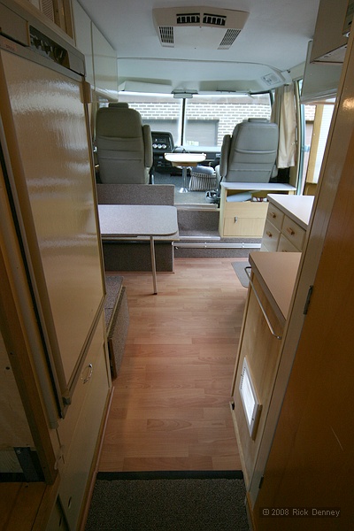 From bedroom looking forward