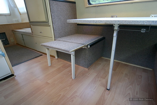 Extending the seat base.