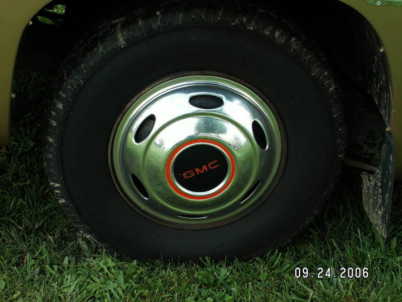 Wheels and Wheel Covers for GMC Spair Tire Covers