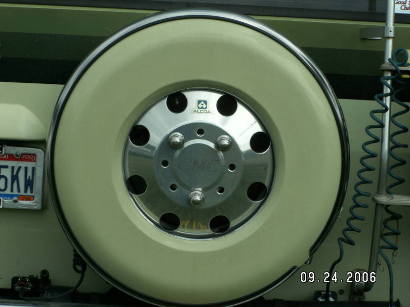 Wheels and Wheel Covers for GMC Spair Tire Covers