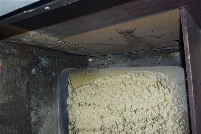 Interior of Closet - Drivers side Rear wheel well.