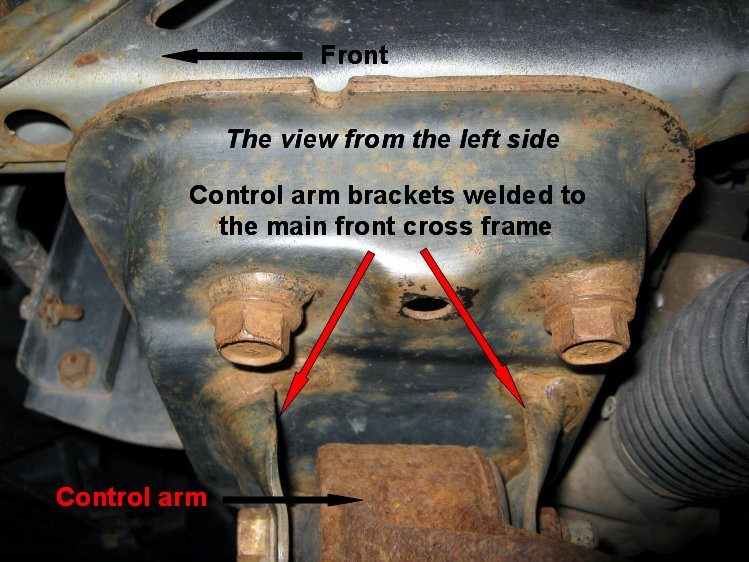 Chevrolet Tracker front frame