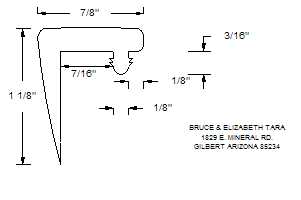 Window Molding Late Model Coaches