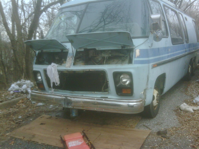 1973 GMC Motor Home glacier