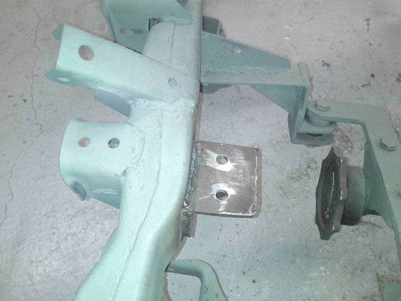 New frame mount, right side