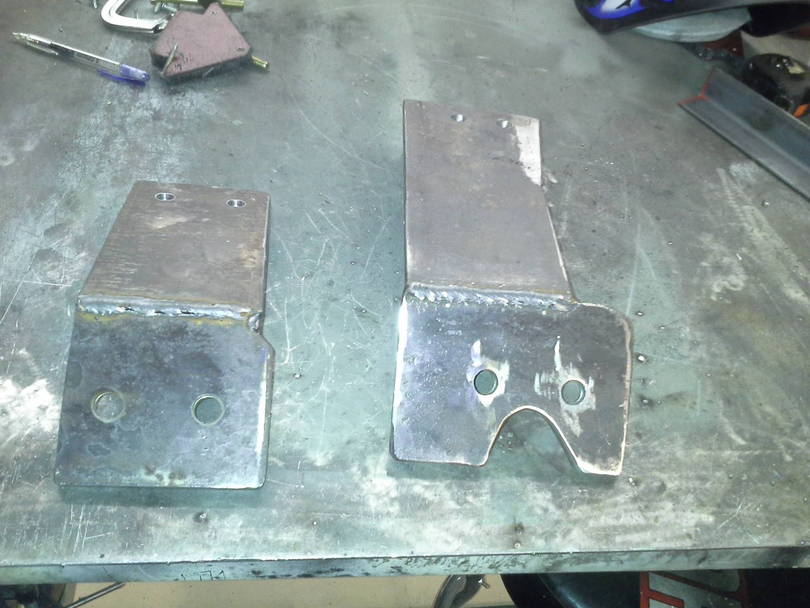 Motor mount to frame connectors