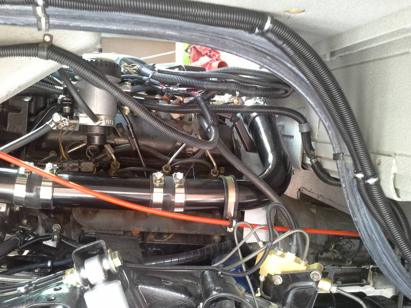 Drivers side plumbing