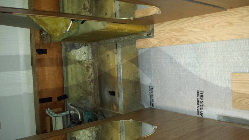 Settee back to stock