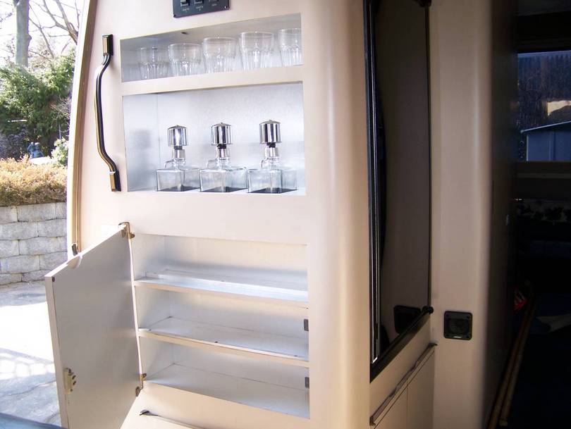 A Drink Cabinet - In a motorhome - go figure!