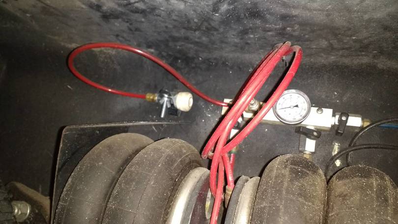 Air hose connection