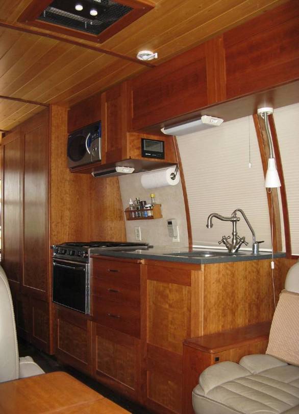 new galley cabinets