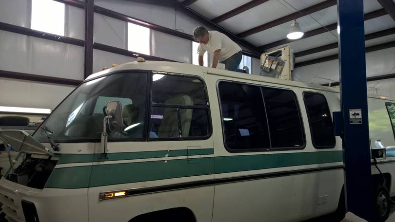 roof photos disassembly