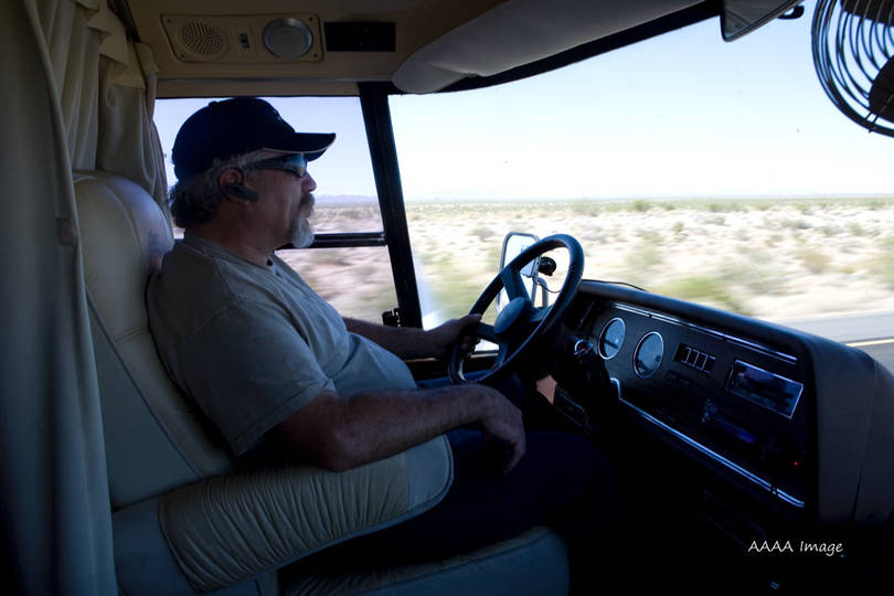 My Brother at the helm