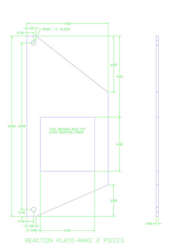 Reaction Plate drawing