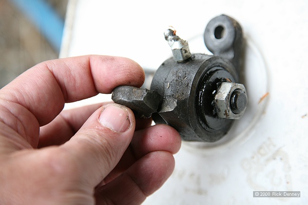 Broken left lower ball joint