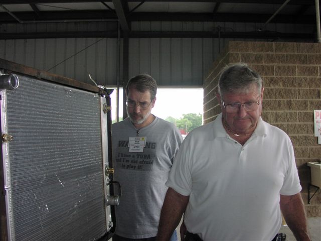 Rick installed the oil cooler adapters - Jim says it is ready to install