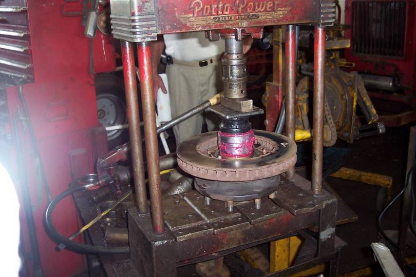 installing front bearings