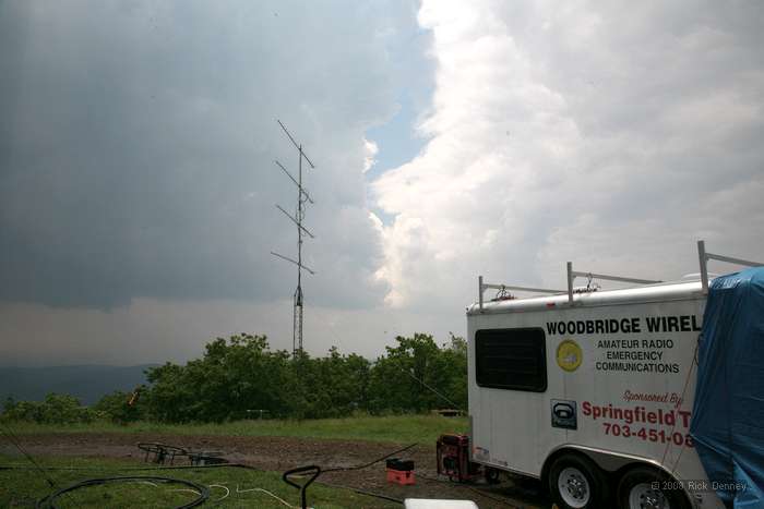 Storms follow ham radio activities--always.